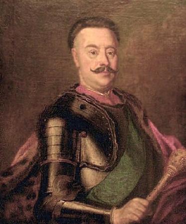 Augustyn Mirys Portrait of Jan Klemens Branicki, Grand Hetman of the Crown oil painting image